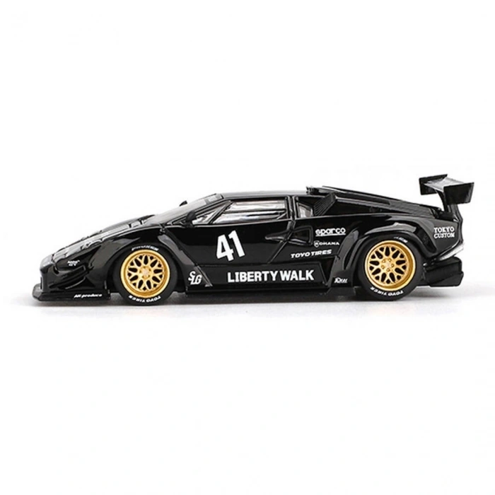 Mini GT 1/64 Lamborghini Countach LB-WORKS Black Blister Paket