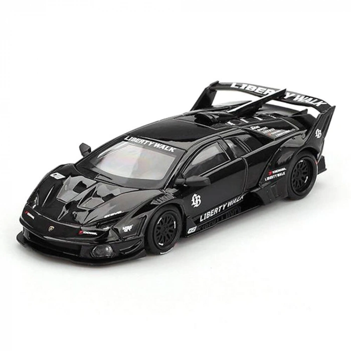Mini GT 1/64 Lamborghini LB-Silhouette WORKS MURCIELAGO GT Evo Black - Blister Paket