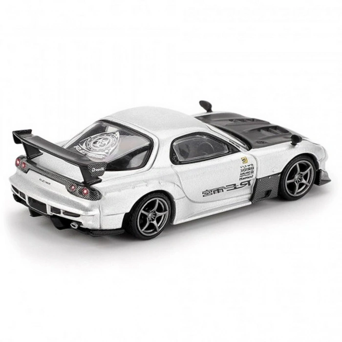 Mini GT 1/64 Mazda RX-7 RE-Amemiya Silver Metallic