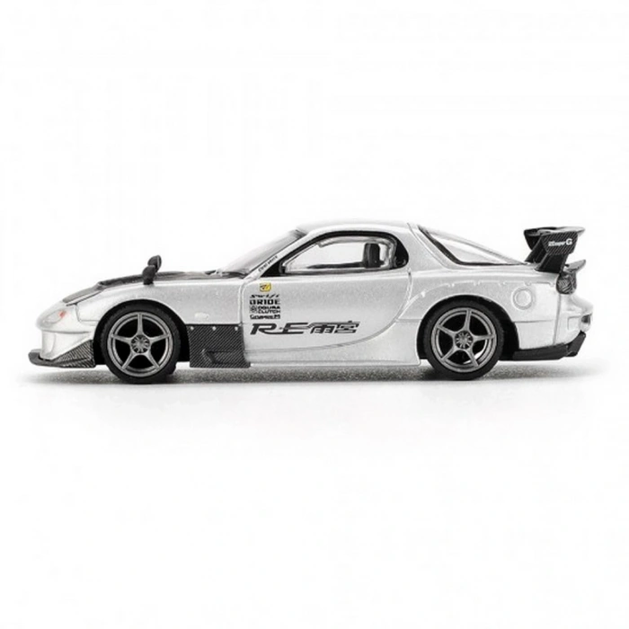 Mini GT 1/64 Mazda RX-7 RE-Amemiya Silver Metallic
