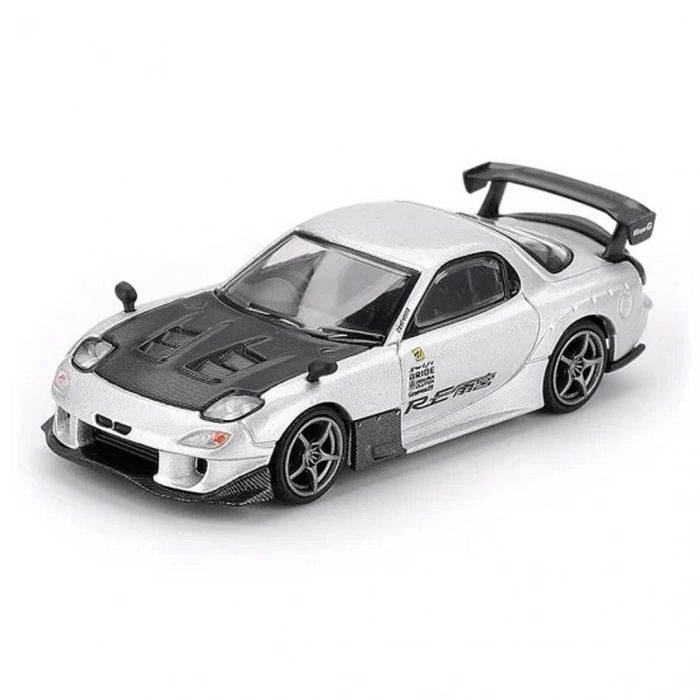 Mini GT 1/64 Mazda RX-7 RE-Amemiya Silver Metallic
