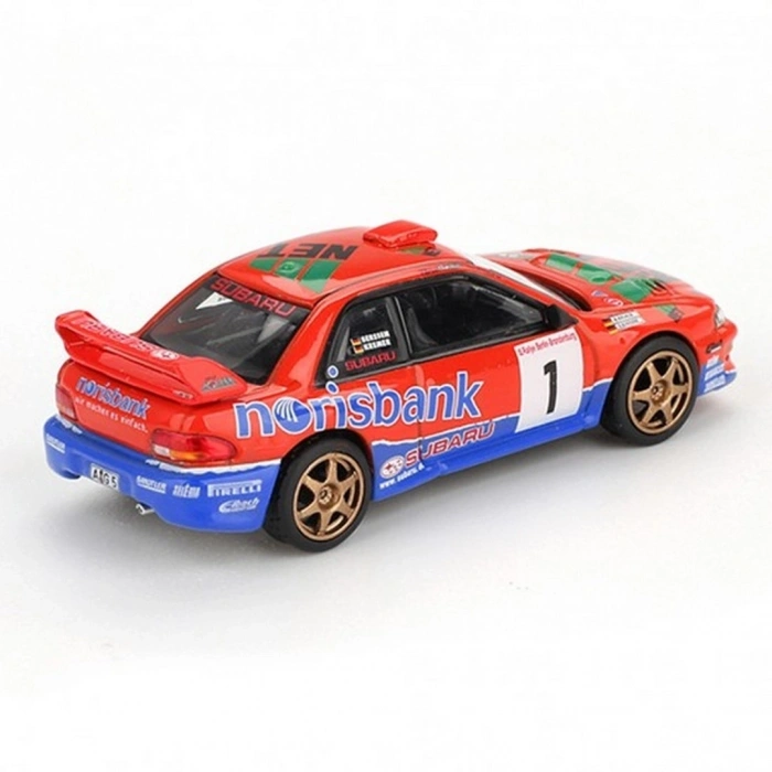 Mini GT 1/64 Subaru Impreza WRC97 #1 1999 DRM Champion