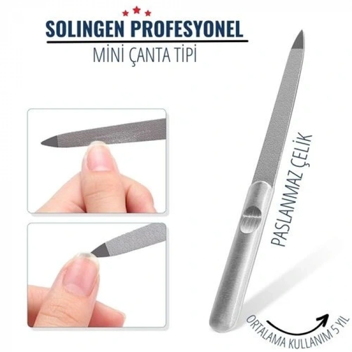 Mini Tırnak Törpüsü Paslanmaz Çelik Solingen Profesyonel