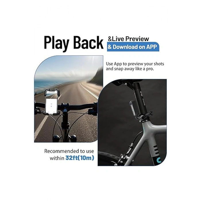 Mini Wıfı Aksiyon Kamerası 1080p Taşınabilir Vücut Kamerası Giyilebilir Video Kaydedici Ipx7 Su Geçirmez