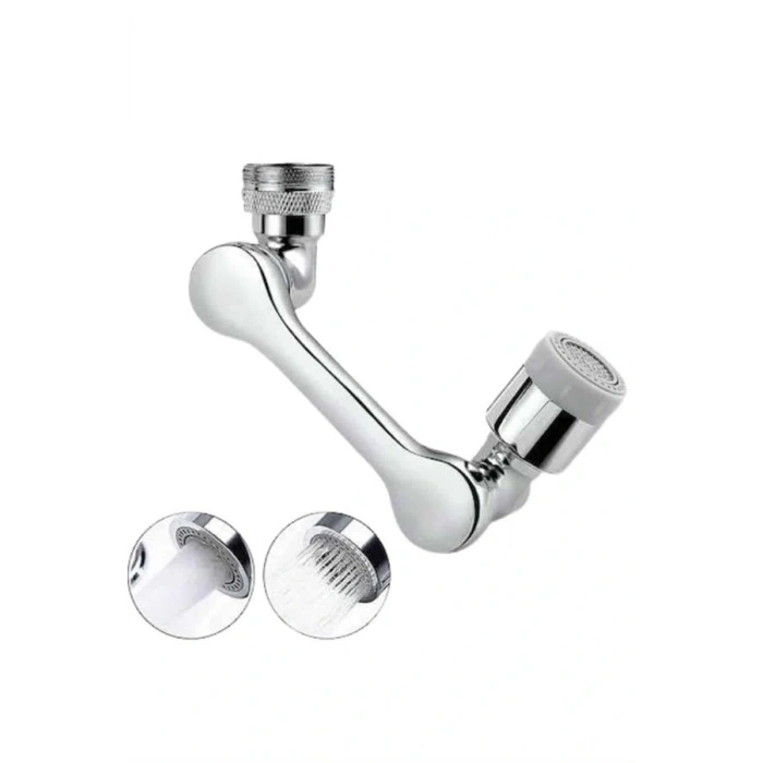 Mutfak Musluk Başlığı 1080 Derece Dönebilir Oynar Başlıklı Musluk Aparatı