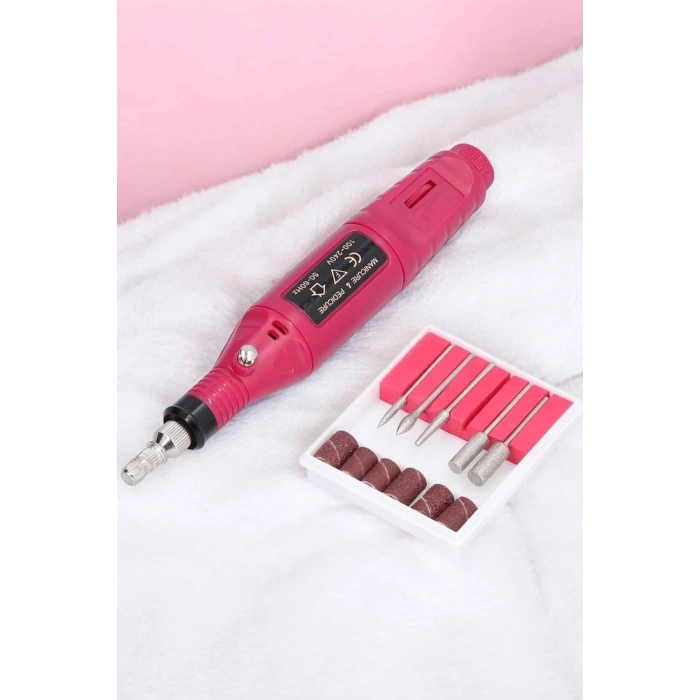 Nasır Temizleyici Manikür Pedikür Seti Elektrikli USB Girişli