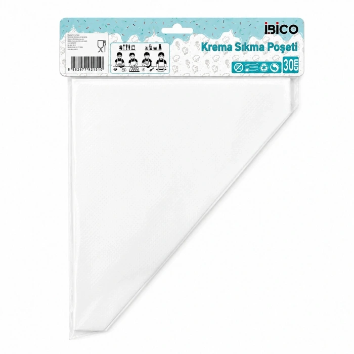 NAYLON 30CM 50PCS KREMA SIKMA  POŞETİ TORBASI (5047)