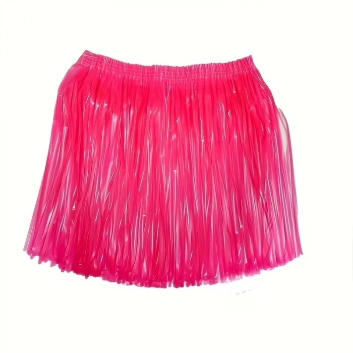 Neon Pembe Hawaii Parti Eteği 40 Cm Bx40