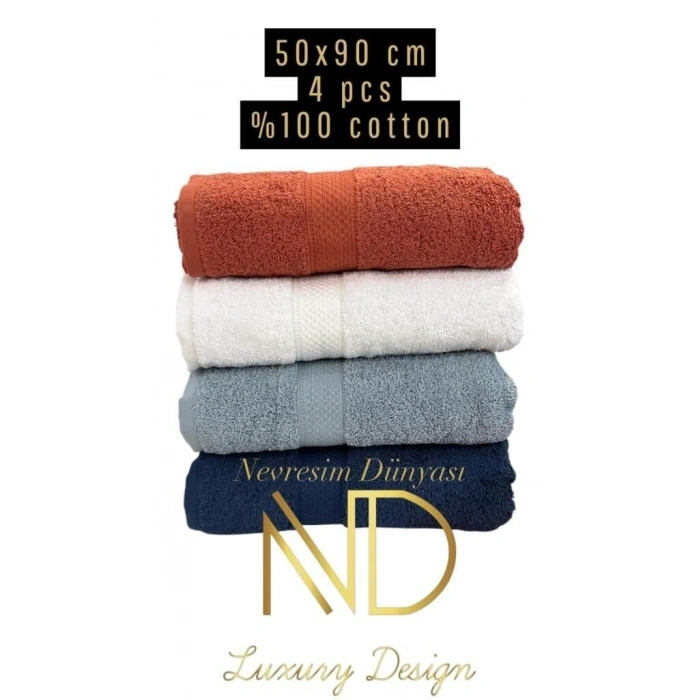 Nevresim Dünyası 50x100 4lü Havlu Prime 3