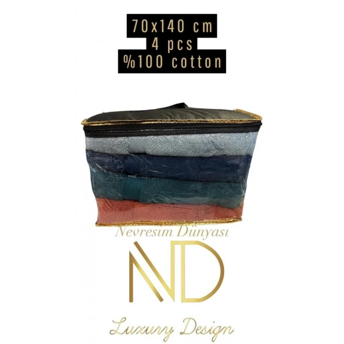 Nevresim Dünyası 70x140 4lü Havlu Prime 5