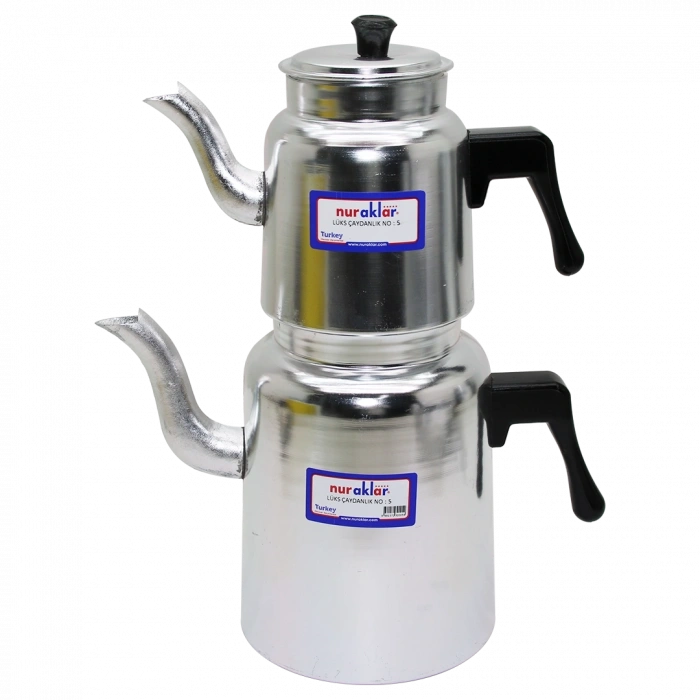 NO-5 LÜKS ALÜMİNYUM ÇAYDANLIK TAKIMI (5047)