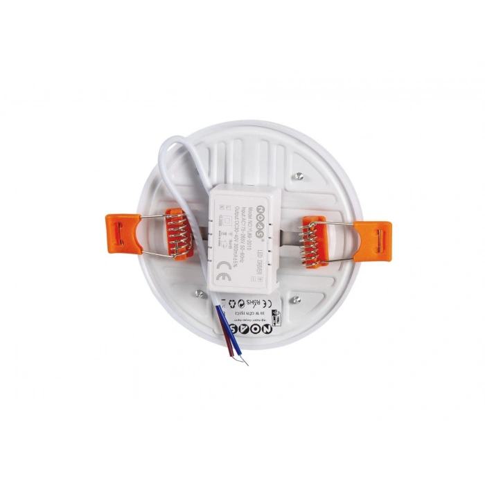 NOAS YL12 1001 Sıva Altı 10W Ayarlanabiilr Çerçevesiz Led Spot 3200K Gün Işığı - Priz ve Anahtar İçin Uyumlu Çerçeve