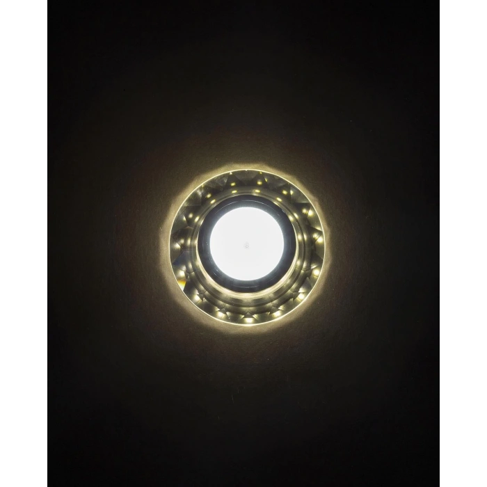 NOAS YL65 1677 Hektor Led Çerçeveli 4000K Kristal Cam Spot Kasa - Priz ve Anahtar İçin Uyumlu Çerçeve