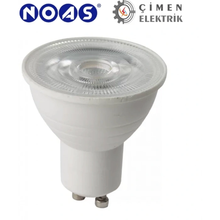 NOAS YL91 0702M 7W Mercekli Led Çanak Ampül 3200K Günışığı GU10 Duy