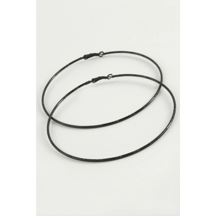 Noktalı Metal Halka Küpe 8-9-10 cm