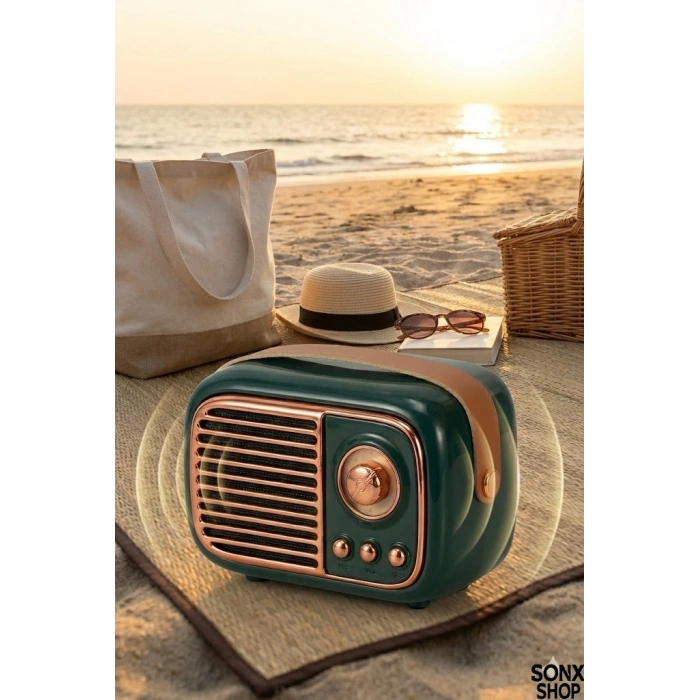 Nostaljik Retro Bluetooth Hoparlör