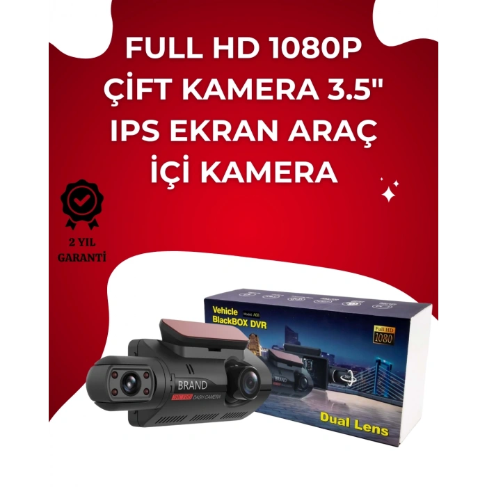 Otomatik Kayıtlı Full HD Araç Kamerası – Döngüsel Kayıt ve Hareket Algılama
