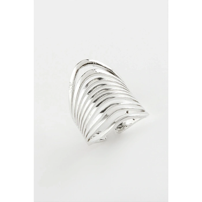 Oval Metal Yüzük