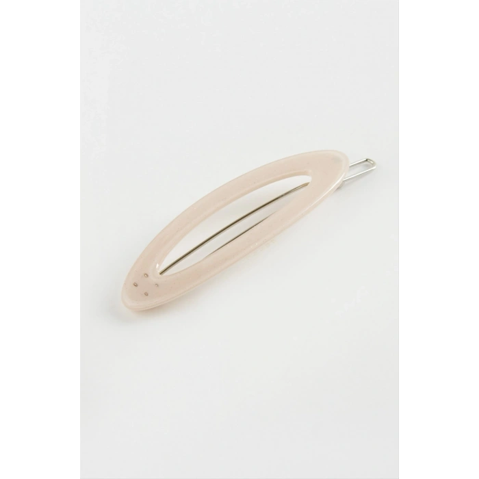 Oval Taşlı Klipsli Toka