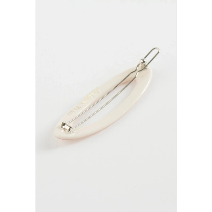 Oval Taşlı Klipsli Toka