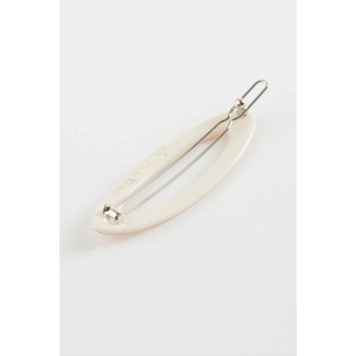 Oval Taşlı Klipsli Toka