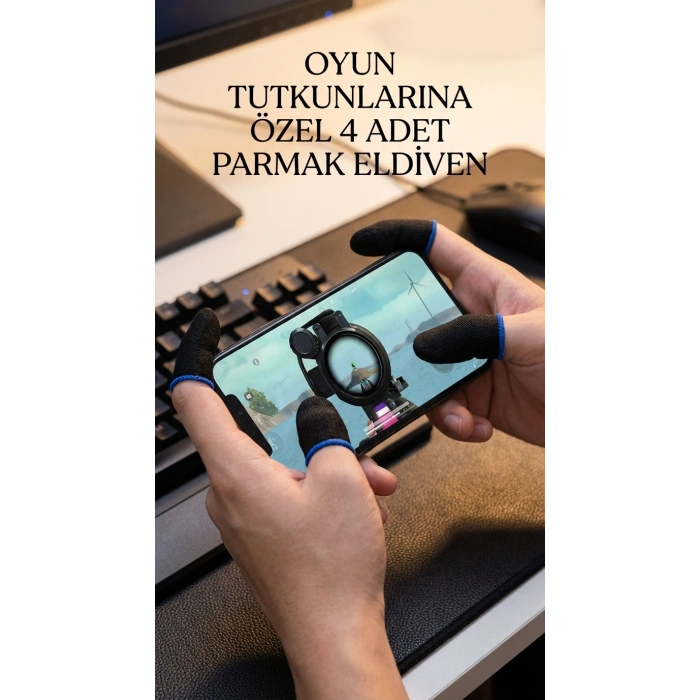 Oyuncu Eldiveni Ergonomik Hassasiyet Dayanıklı Tasarım Kontrol Rahatlığı