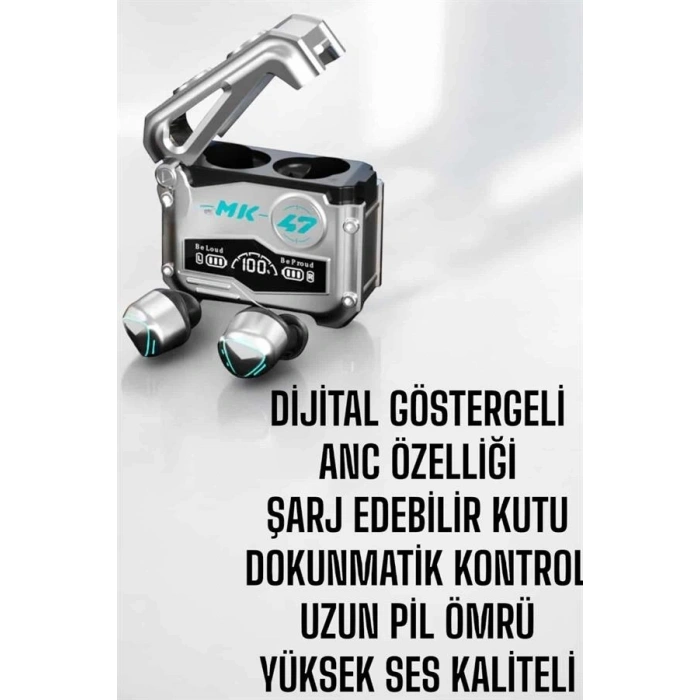 Oyuncu Kulaklığı Bluetooth Bağlantılı ANC Özelliği 5.0 Bluetooth