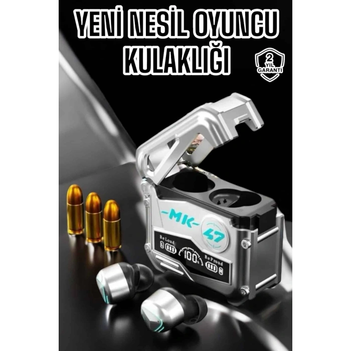 Oyuncu Kulaklığı Bluetooth Bağlantılı ANC Özelliği 5.0 Bluetooth