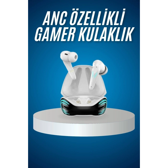 Oyuncu Kulaklığı Mikrofonlu Gürültü Engelleme Gecikme Önleyici Bluetooth Kulaklık