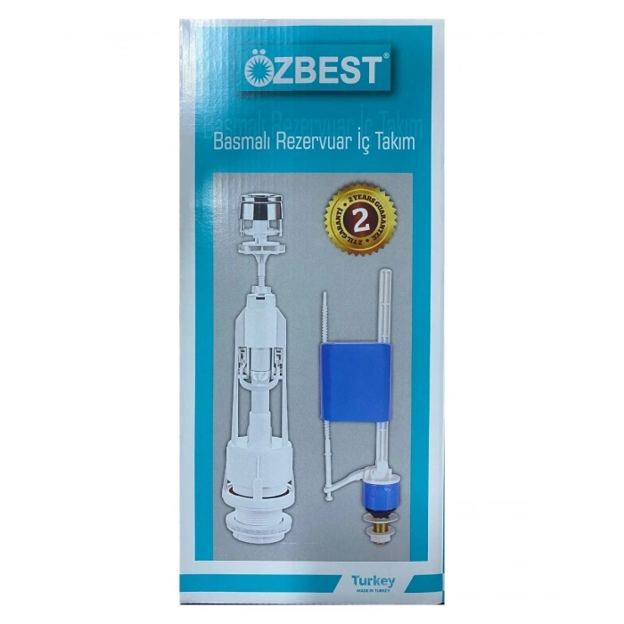 Özbest Su Tasarruflu Basmalı Klozet Rezervuar İç Takımı - Uyumlu ve Dayanıklı