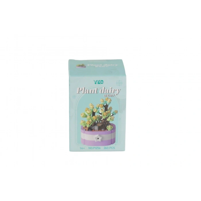 P1256 PANLOS SİMÜLASYON ÇİÇEK SERİSİ 263 PARÇA BLOCK OYUNCAK