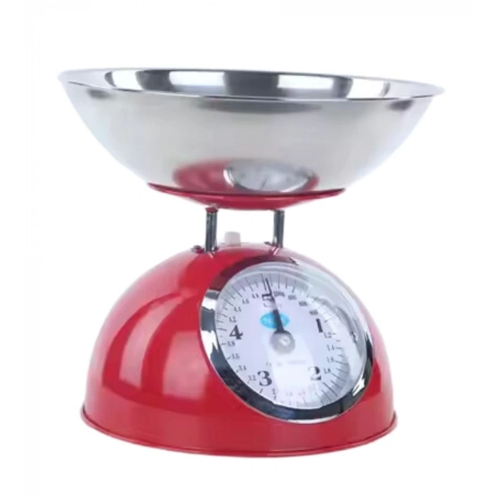 Paslanmaz Çelik 5 kg Kapasiteli Mekanik İnce Ayar Terazi | Hassas ve Dayanıklı Tartım