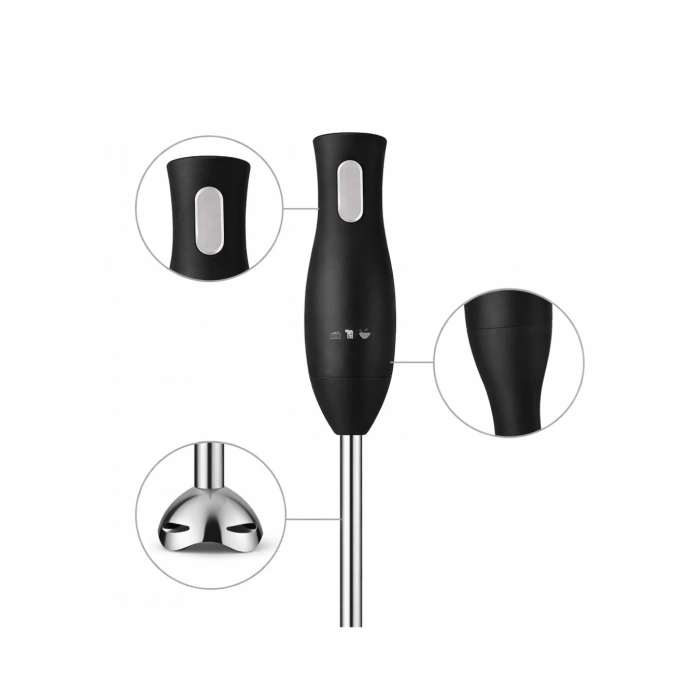 Paslanmaz Çelik Blender Ayağına Sahip Ergonomik El Blenderı