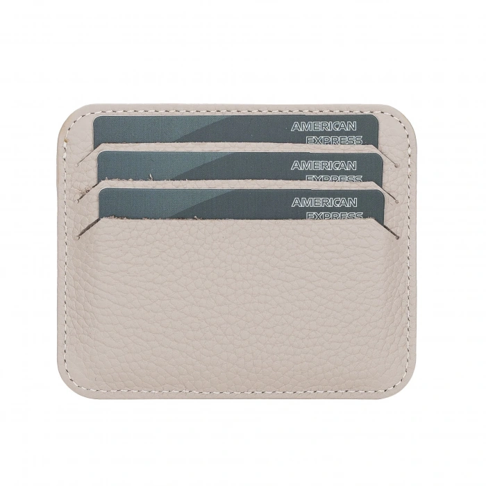 Pedro Slim Deri Kartlık ERC3 Bej