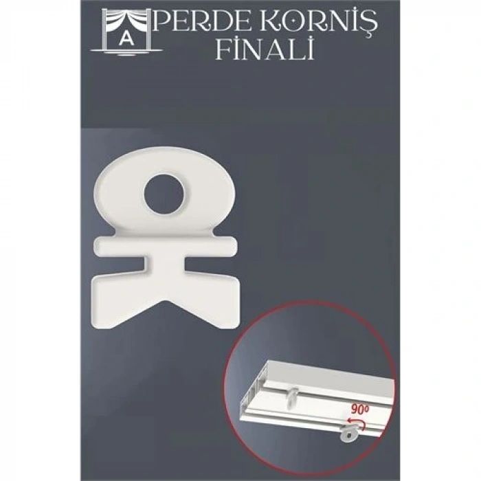 Perde Finali Perde Sonlandırıcı Stop Korniş Finali Sonu 12 Adet