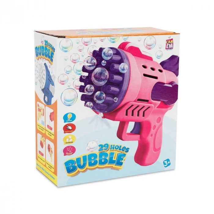 Pilli Işıklı Köpük Atan Tabanca - CNM51