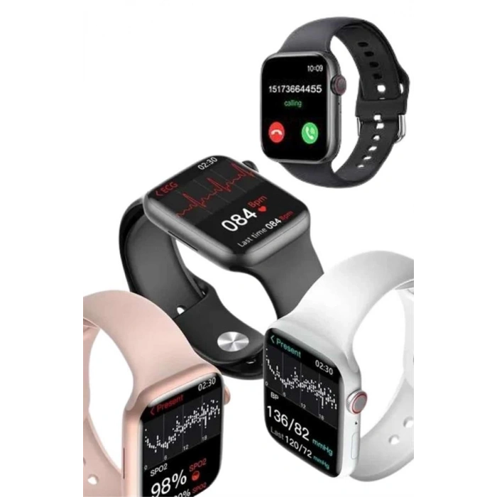 Plastik Kordonlu Kalp Atışı Uyku Takibi ve Çağrı Cevaplayabilen Akıllı Saat