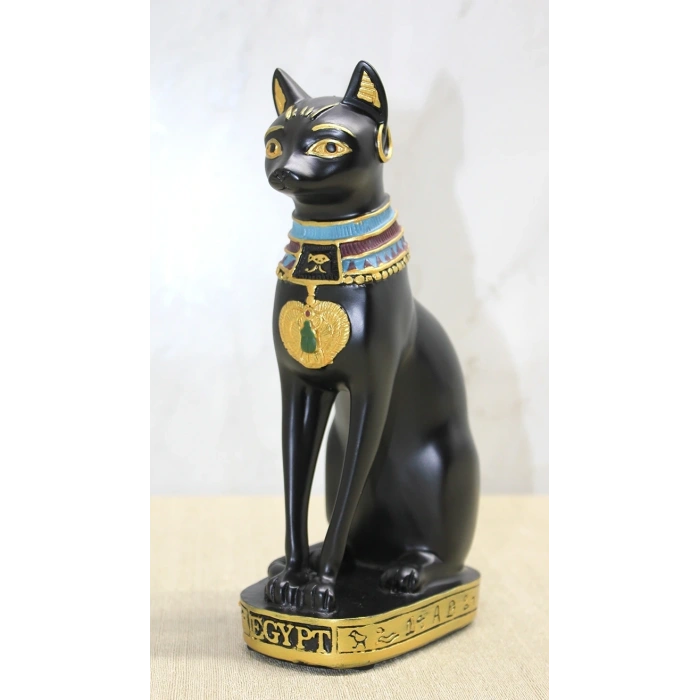 Polyester Mısır Kedisi Figür Alk4406