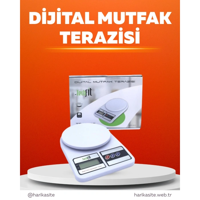 Pratik ve Şık Tasarımıyla Dijital Mutfak Tartısı