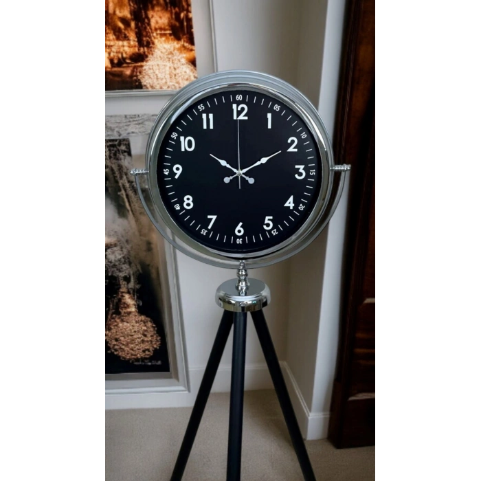 Prestige Krom Tripod Ayaklı Saat