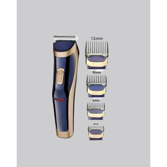 Profesyonel Şarjlı Saç ve Sakal Kesme Makinesi – Unisex, 12 mm Ayarlanabilir Başlık