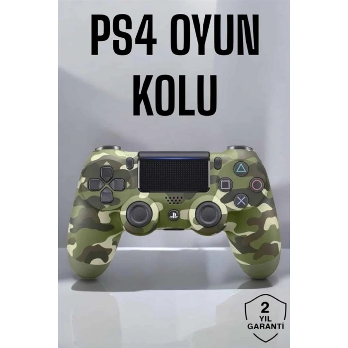 PS4 Oyun Kolu Kamuflaj Desenli Joystick