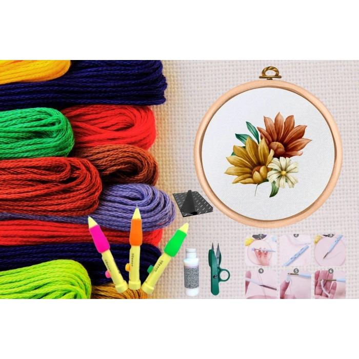 Punch Seti Nakış Seti Kasnaklı Kendin Yap Seti Seri 40