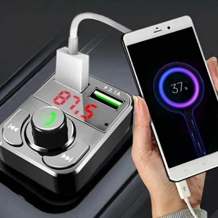 QC 3.1A USB & PD /TF FM Transmitter