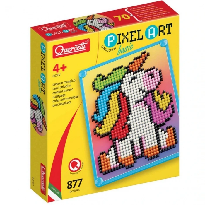 Quercetti Pixel Sanatı Unicorn 877 Parça