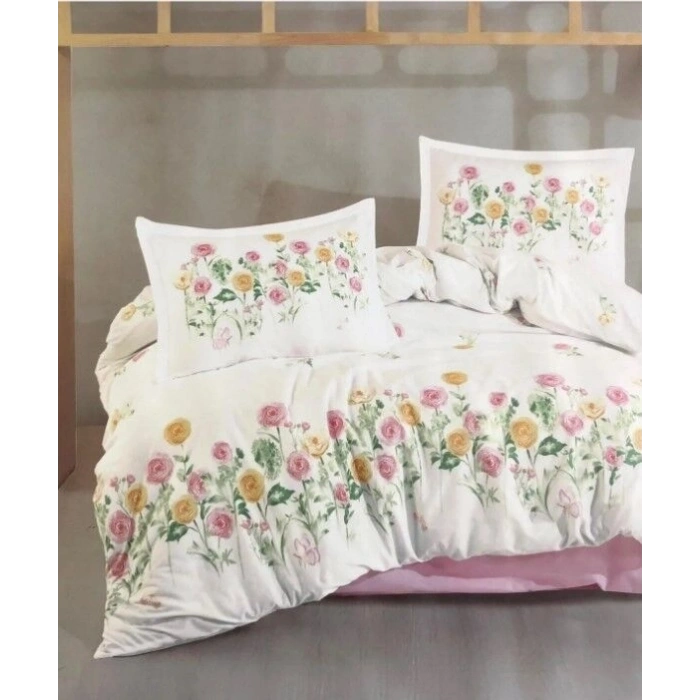 Ranforce Nevresim Takımı Çift Kişilik Roselin V1 Pembe