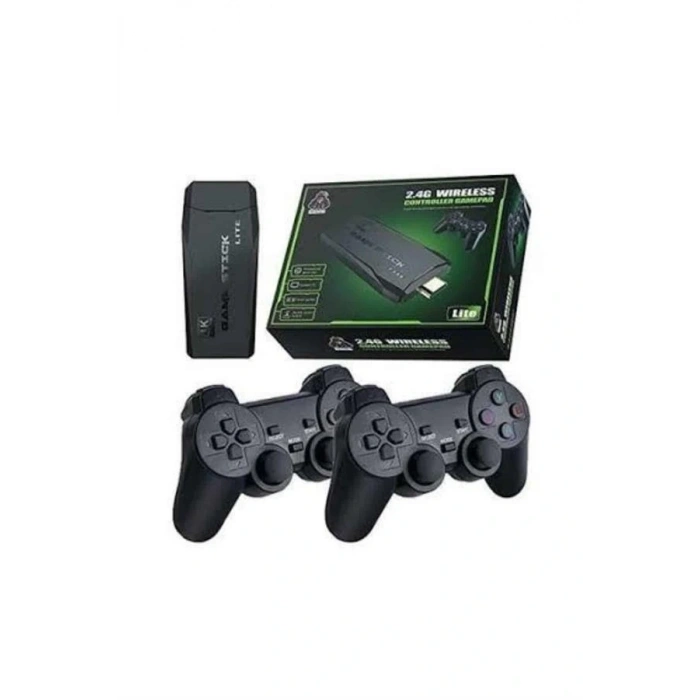 Retro Game Stick Çift Kol Kablosuz Atari Oyun Konsolu 2.4g Uyumlu