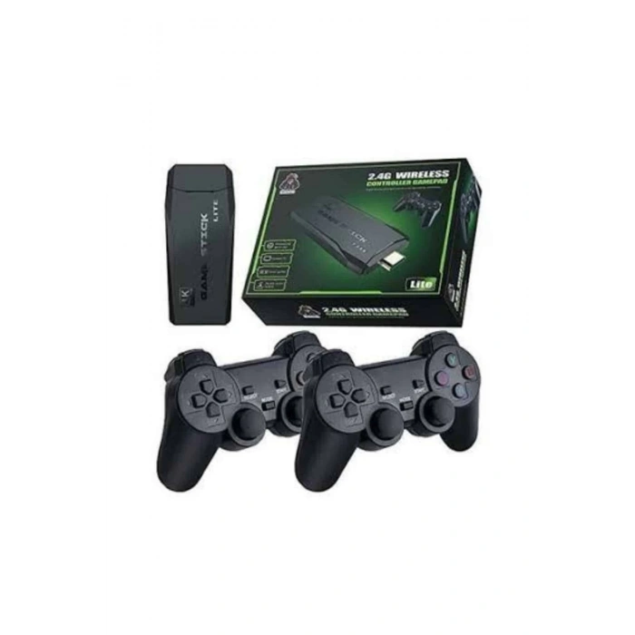 Retro Game Stick Çift Kol Kablosuz Atari Oyun Konsolu 2.4g Uyumlu