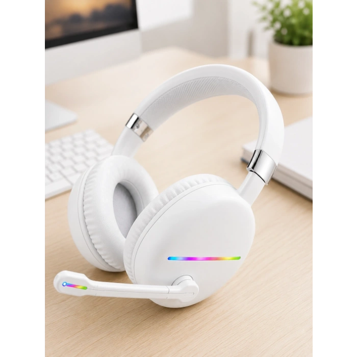 RGB BEYAZ KULAKLIK MAX-17