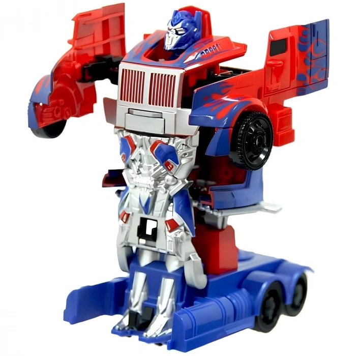 Robot Olan Araba Mavi Kırmızı CN1999  - 1 Adet Fiyatıdır